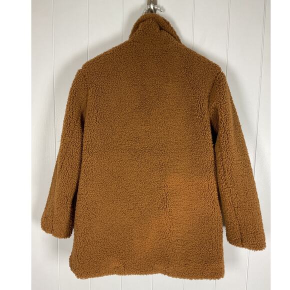 Apparis Kids Anouch Sherpa Teddy Coat in Camel Size 16 NWT - Picture 6 of 7